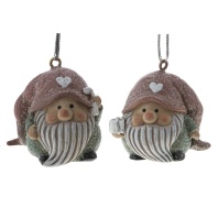   791891 Украшение декоративное подвесное"Гном", L4 W3 H4 см, 2в.