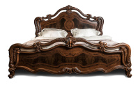 Кровать 1800*2000 из комплекта спальни Илона Люкс  орех караваджо