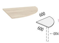 Альфа 64.12 БО Вставка угловая без опоры