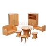 Стол и 4 табурета Игровая мебель "Малютка" .