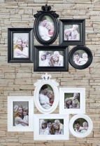   114577-BIN MIX АКЦИЯ (в кор.18шт.) - Фоторамка на 5 фото, 50.5*3*39cm