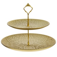   789258 Ваза для фруктов 2-х ярусная, L29 W29 H21 см