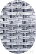 Ковер "Лайла де Люкс" (15743_10744) Овал 0,7х1,4