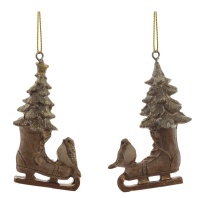   782411 Изделие декоративное подвесное "Конек", L4,5 W3,5 H8 см, 2в.