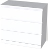 S00203 Варма 3 комод 80х78х40, белый