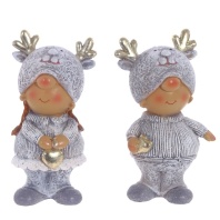   755593 Фигурка декоративная "Дети, L7 W5 H11,5 см, 2в.