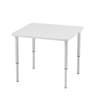   Стол детский квадратный на металлических регулируемых опорах