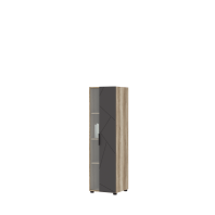 ДАЛЛАС ПН 02 Пенал закрытый со стеклом (0,404х1,400х0,398) Каталог с ценами МК Диол в Касимове