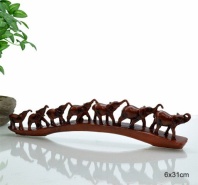   636602 Статуэтка Семь слонов /QD1052/