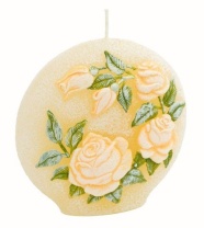   162072 (12) - Свеча Розарий диск 130										