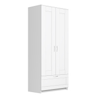 2.02.01.020.1 СИРИУС шкаф комбинированный "2 двери и 1 ящик белый RU"