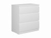 2.03.02.060.1 КАСТОР комод 3 ящика RU белый
