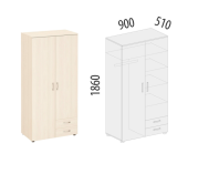 Рубин 40.105 Шкаф многофункциональный