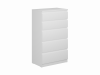 2.03.02.070.1 КАСТОР комод 5 ящиков RU белый